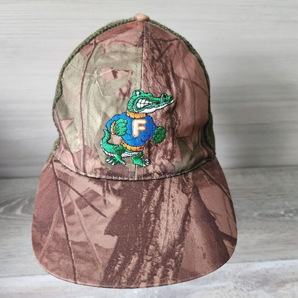 NCAA Florida Gators Camouflage Mesh Trucker Hat Cap Adjustable One Size Camo